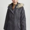 OXMO Oxmaribel - Winterjas - Grey -OXMO Verkoopwinkel 03870a89120d4b3789f6e6c6efbbf5dd