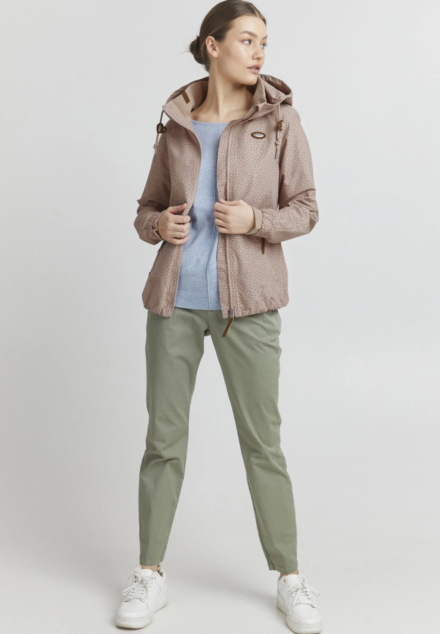 OXMO Tinna - Jas - Mahogany Rose 4 OXMO Tinna - Jas - Mahogany Rose - Afbeelding 2