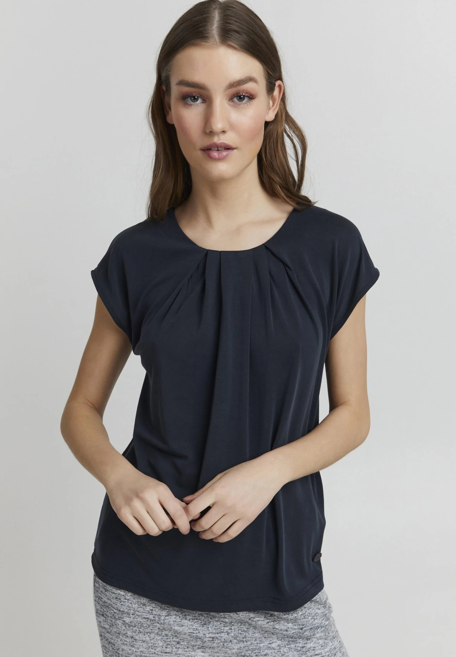 OXMO Bjalla - T-Shirt Print - Darkblue 3 OXMO Bjalla - T-Shirt Print - Darkblue