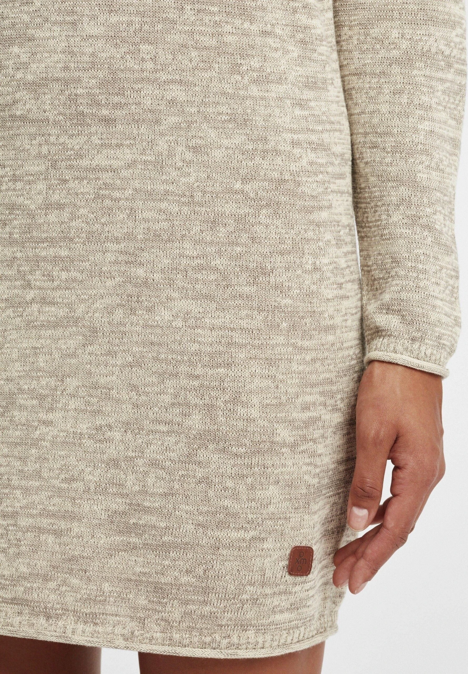 OXMO Oxdanielle - Gebreide Jurk - Bone White 7 OXMO Oxdanielle - Gebreide Jurk - Bone White - Afbeelding 5