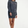 OXMO Oxnatti - Gebreide Jurk - Navy -OXMO Verkoopwinkel 14fc73c797d441858dd9135a925c1bda