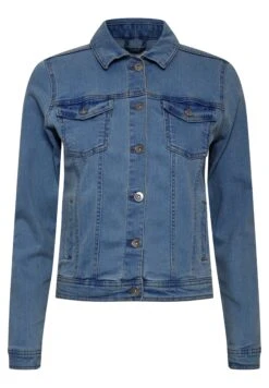 OXMO Oxfria - Spijkerjas - Mid Blue Denim -OXMO Verkoopwinkel 1f9c3b30cec04071a54bf66ee6e2a1e9