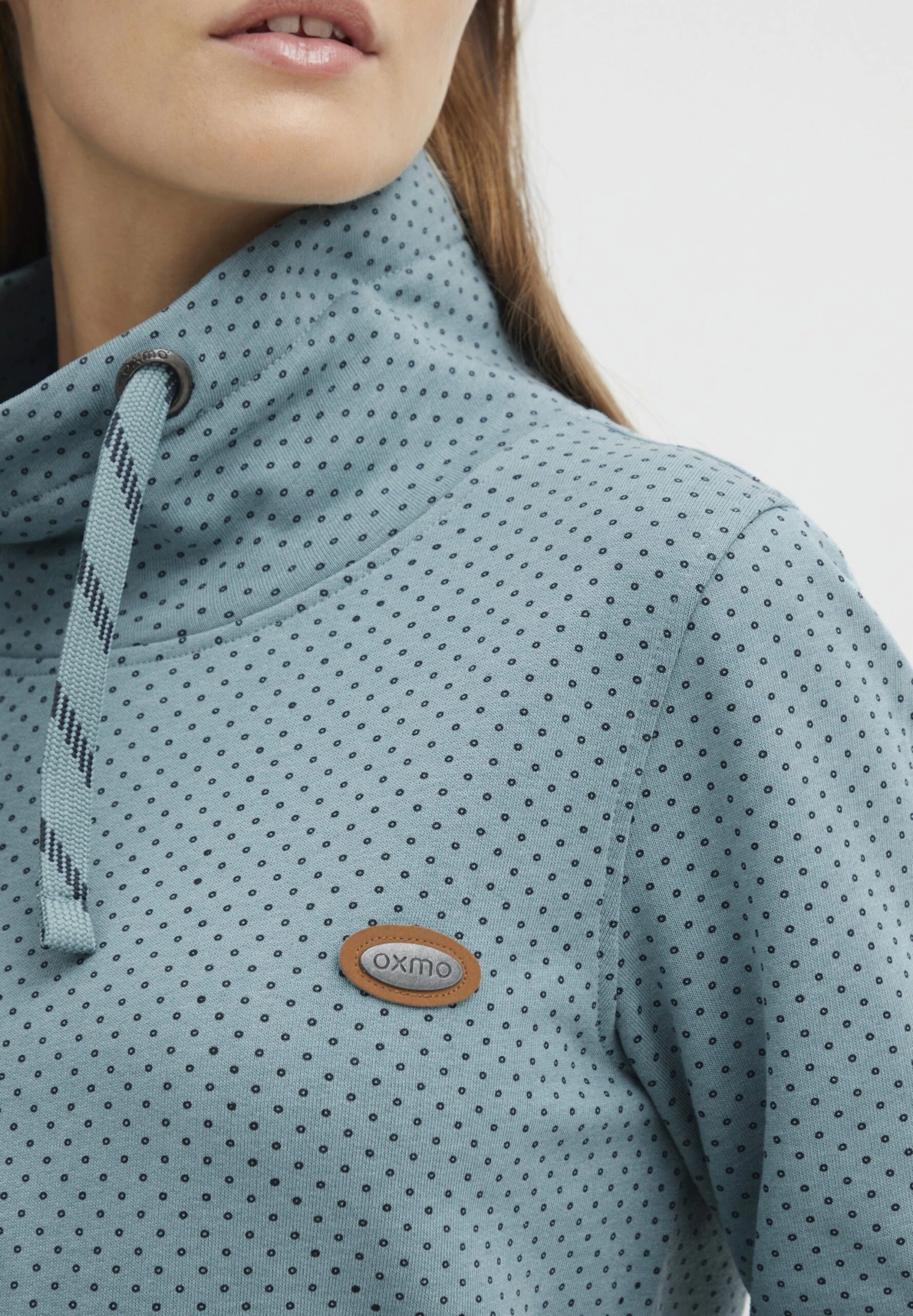 OXMO Tube Sw - Trui - Smoke Blue Melange 6 OXMO Tube Sw - Trui - Smoke Blue Melange - Afbeelding 4