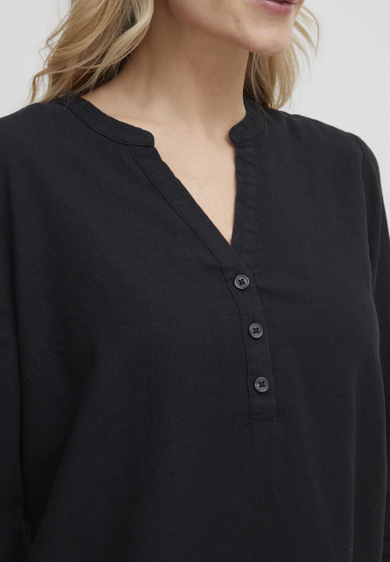 OXMO Oxanja - Blouse - Black 6 OXMO Oxanja - Blouse - Black - Afbeelding 4