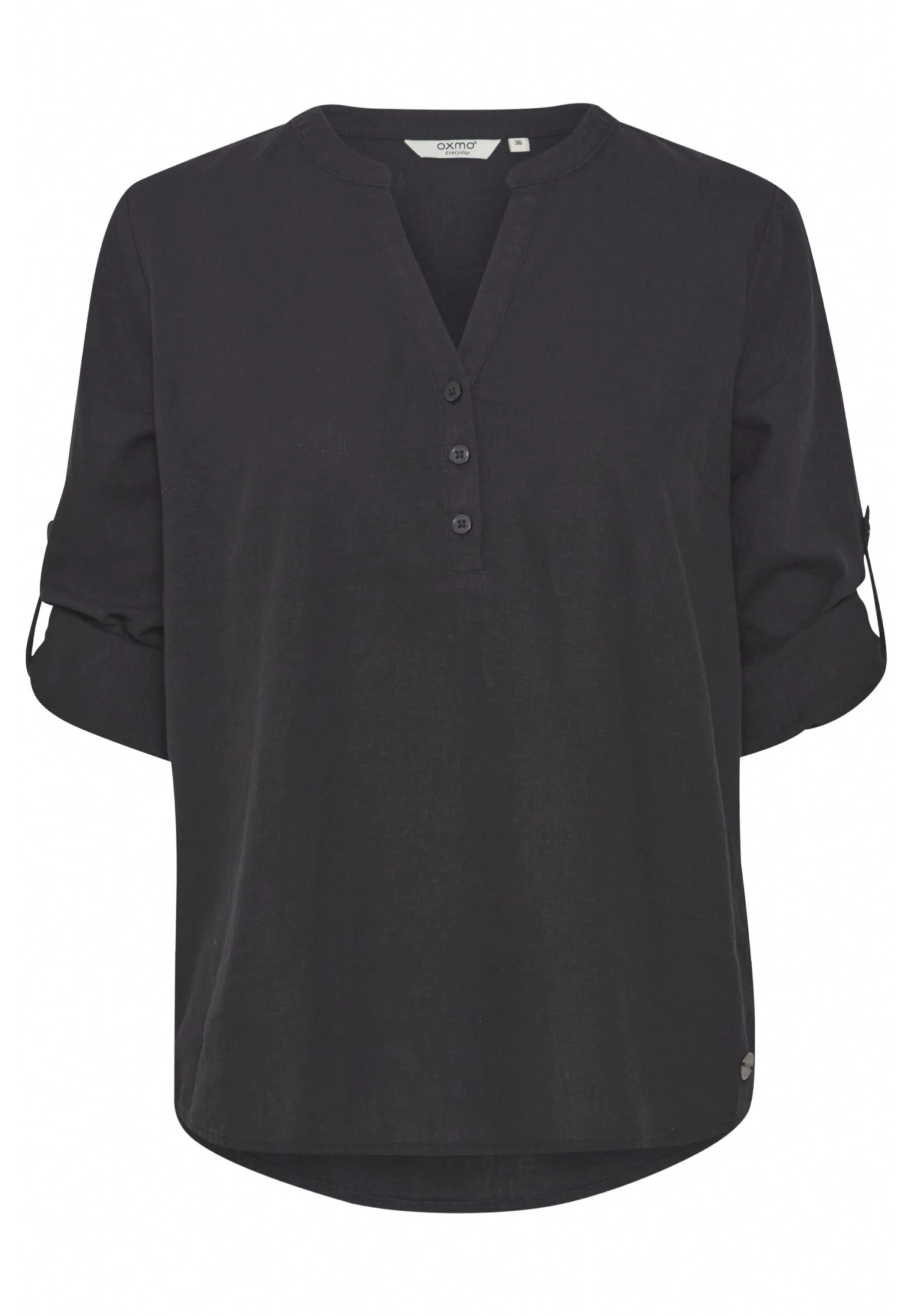 OXMO Oxanja - Blouse - Black 8 OXMO Oxanja - Blouse - Black - Afbeelding 6