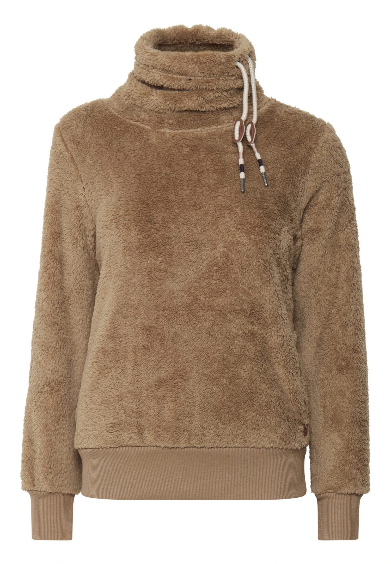 OXMO Oxanniki - Fleece Trui - Beige 8 OXMO Oxanniki - Fleece Trui - Beige - Afbeelding 6
