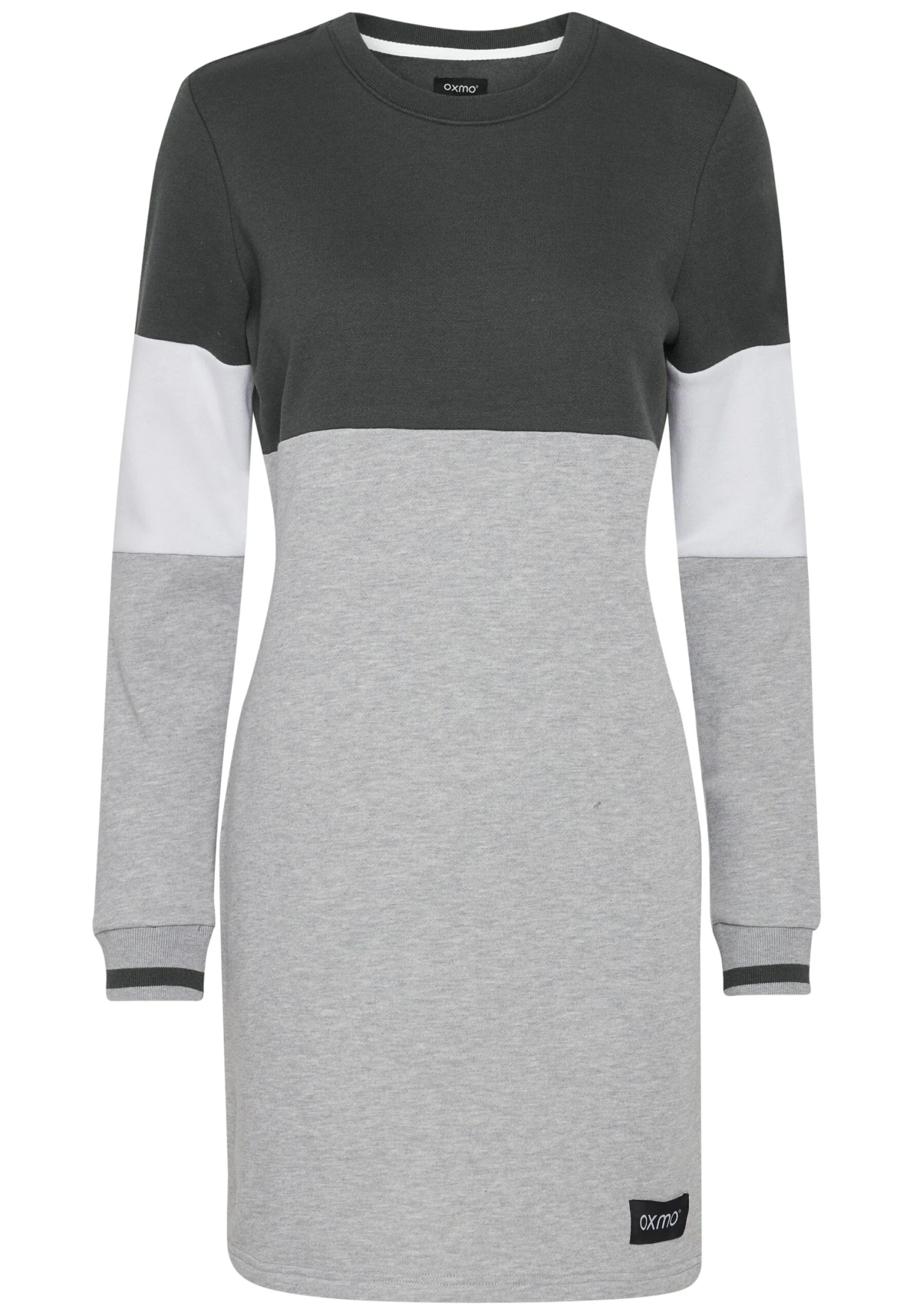 OXMO Oxomila - Jurk - Dark Grey Melange 8 OXMO Oxomila - Jurk - Dark Grey Melange - Afbeelding 6