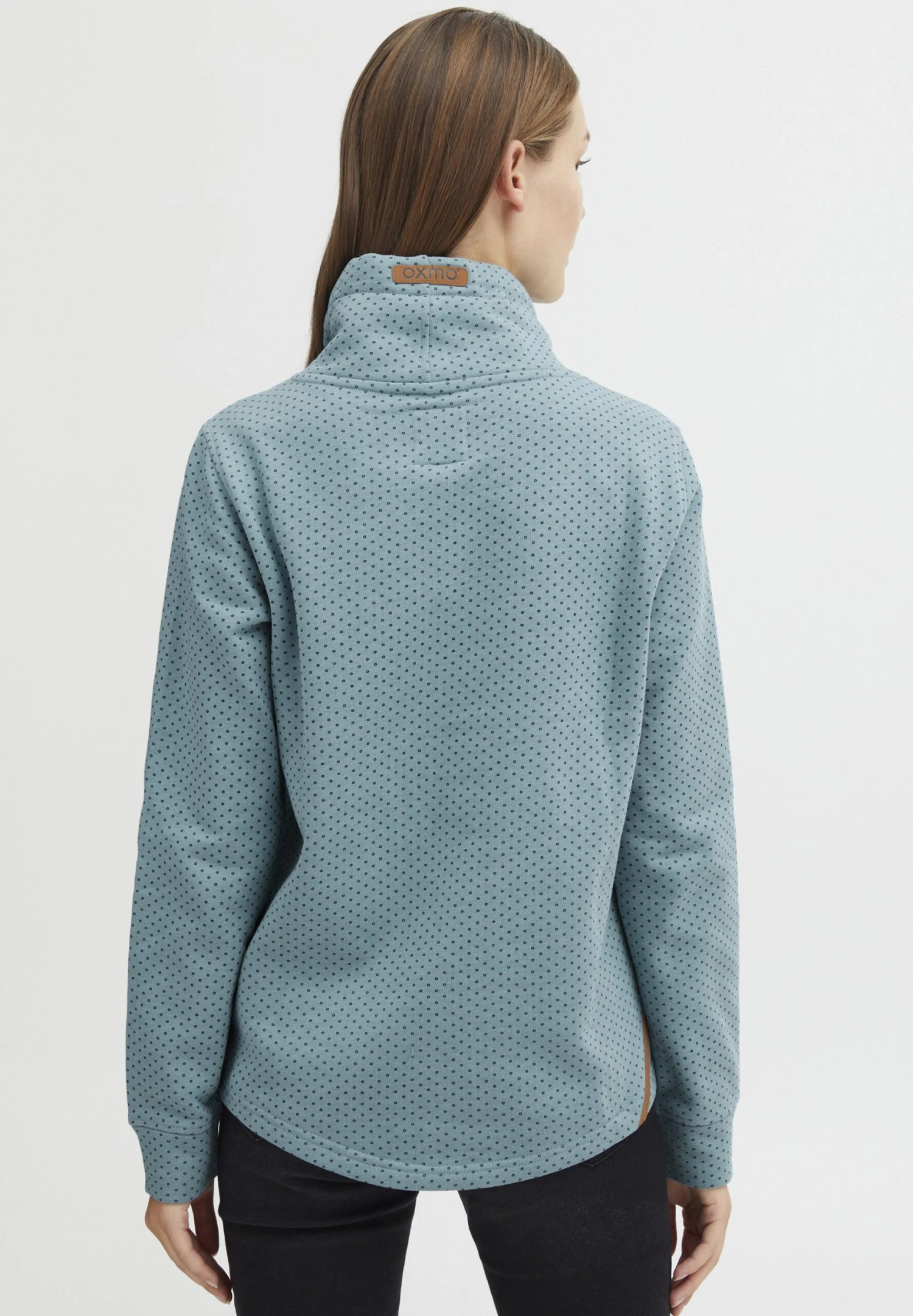 OXMO Tube Sw - Trui - Smoke Blue Melange 5 OXMO Tube Sw - Trui - Smoke Blue Melange - Afbeelding 3