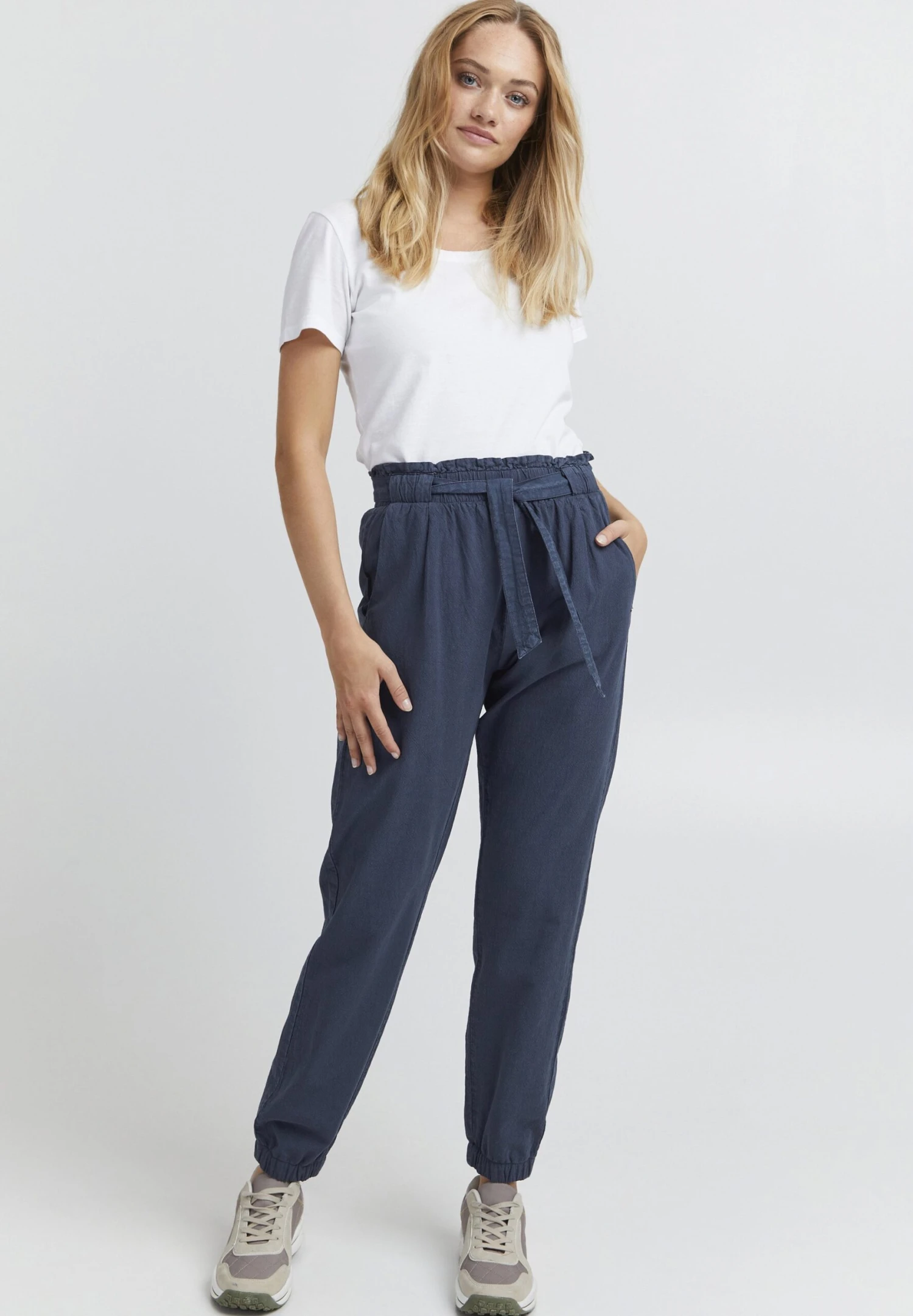 OXMO Broek - Insignia Blue 4 OXMO Broek - Insignia Blue - Afbeelding 2