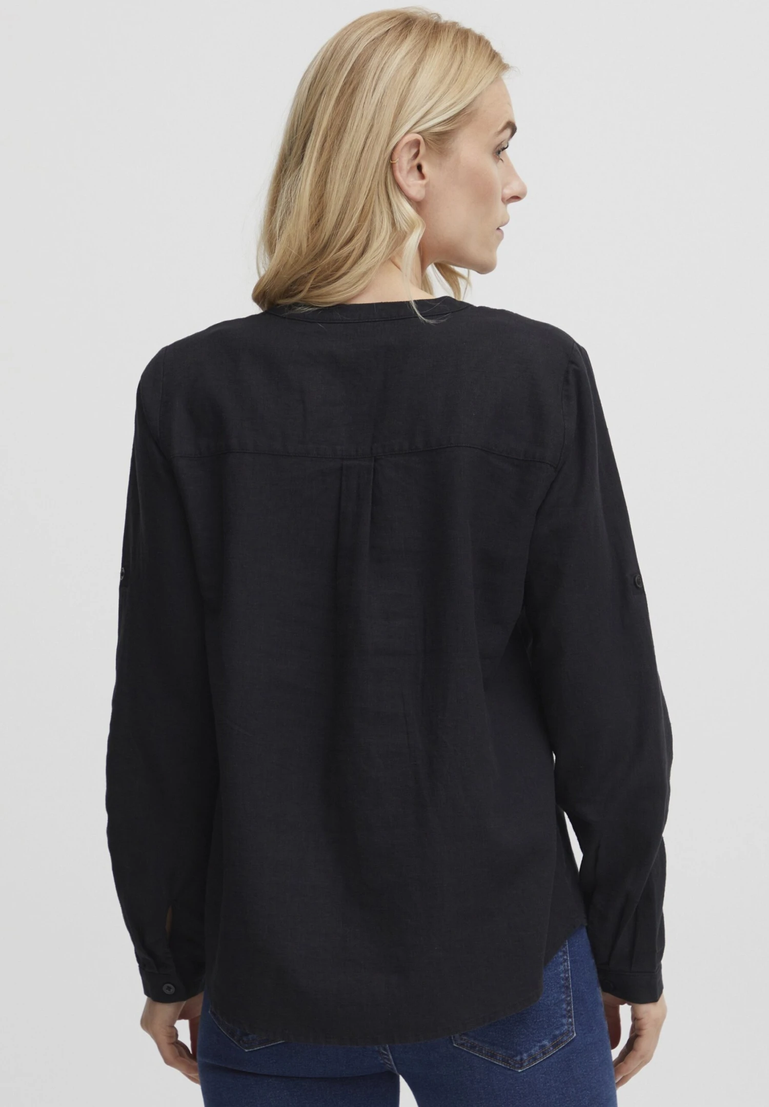 OXMO Oxanja - Blouse - Black 5 OXMO Oxanja - Blouse - Black - Afbeelding 3