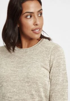 OXMO Oxdanielle - Gebreide Jurk - Bone White 11 OXMO Oxdanielle - Gebreide Jurk - Bone White -OXMO Verkoopwinkel 5fc9883670354453ba4437097ecf04bd