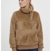 OXMO Oxanniki - Fleece Trui - Beige -OXMO Verkoopwinkel 605ae04e181245528392c81d42778329