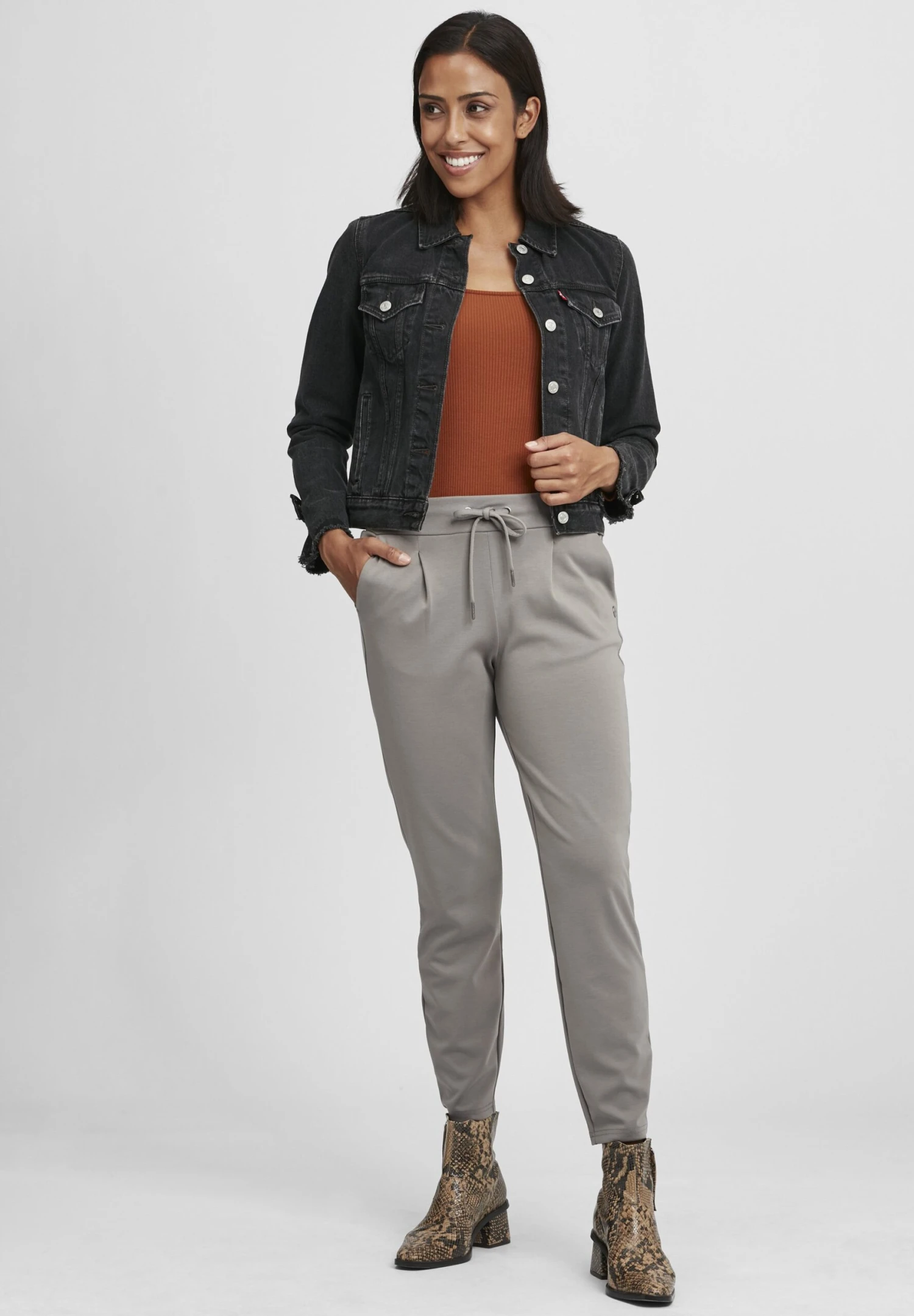 OXMO Oxanita - Trainingsbroek - Steel Gray 4 OXMO Oxanita - Trainingsbroek - Steel Gray - Afbeelding 2