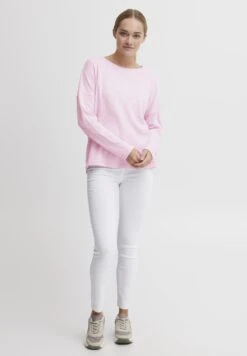 OXMO Oxsanne - Trui - Pink Sachet Melange -OXMO Verkoopwinkel 6d1689e0b1574827ba4284ce450e277a