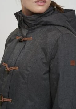 OXMO Oxbrooke - Winterjas - Dark Grey -OXMO Verkoopwinkel 6fd58a4f0a804ba8ac7abad0c3c74a86