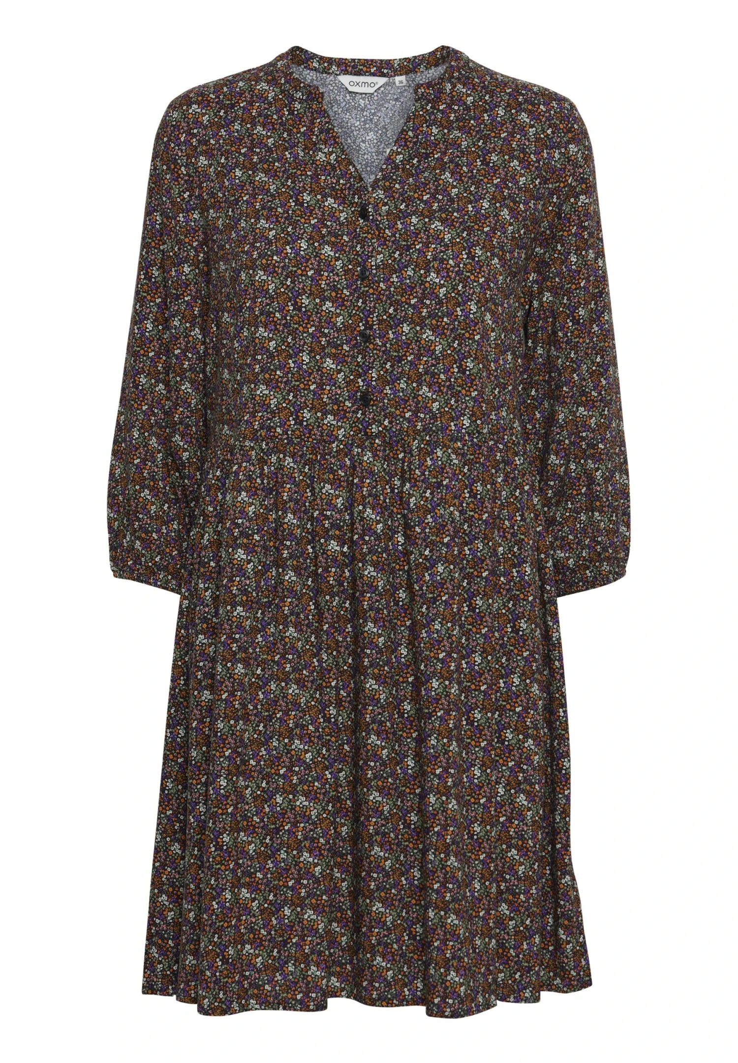 OXMO Jurk - Burnt Orange Mix 6 OXMO Jurk - Burnt Orange Mix - Afbeelding 5