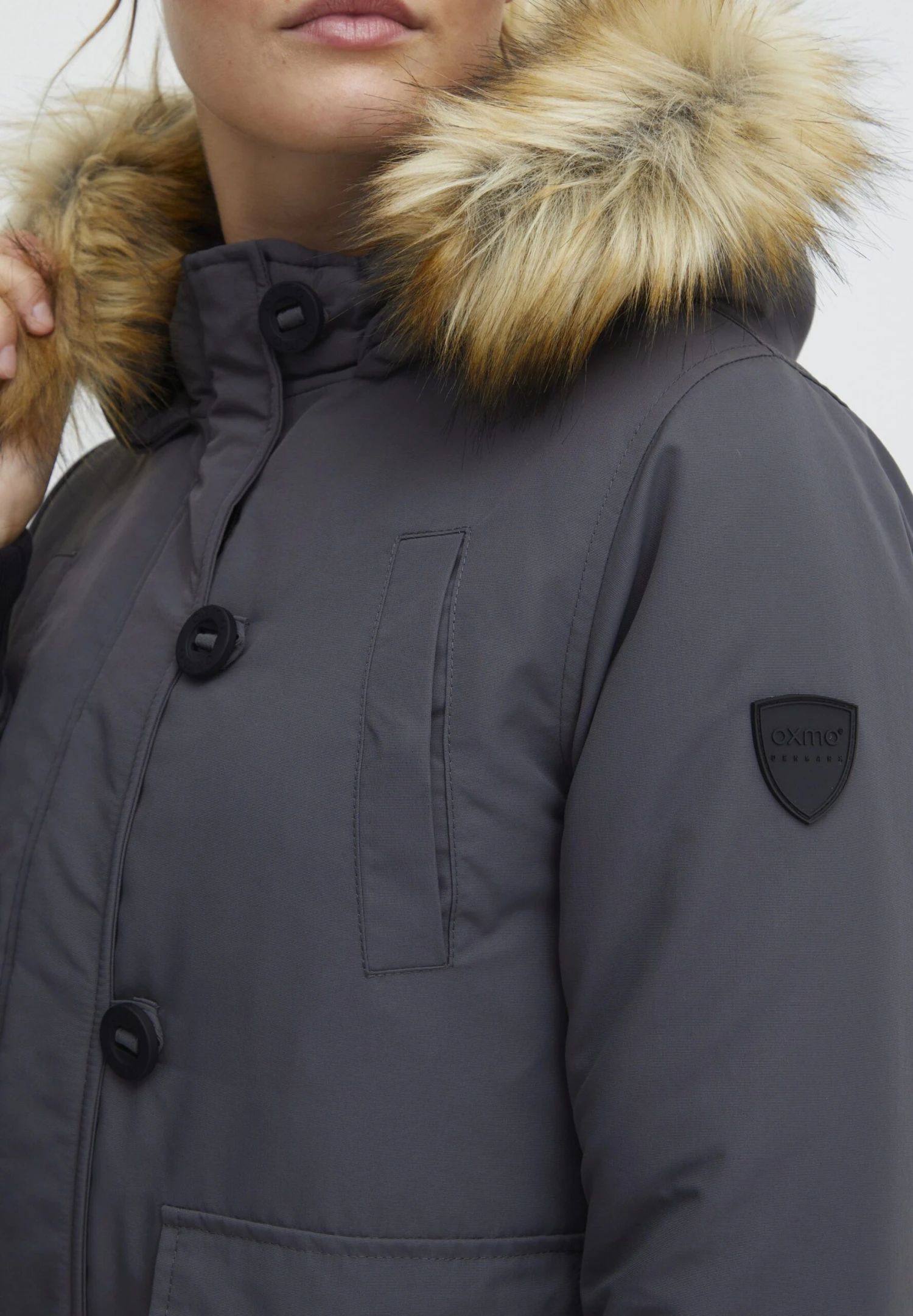 OXMO Oxacila - Winterjas - Iron Gate 5 OXMO Oxacila - Winterjas - Iron Gate - Afbeelding 3