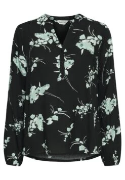 OXMO Elvy - Blouse - Black Mix -OXMO Verkoopwinkel 7a9c2b23cfcf4c8987921279db85ec2a