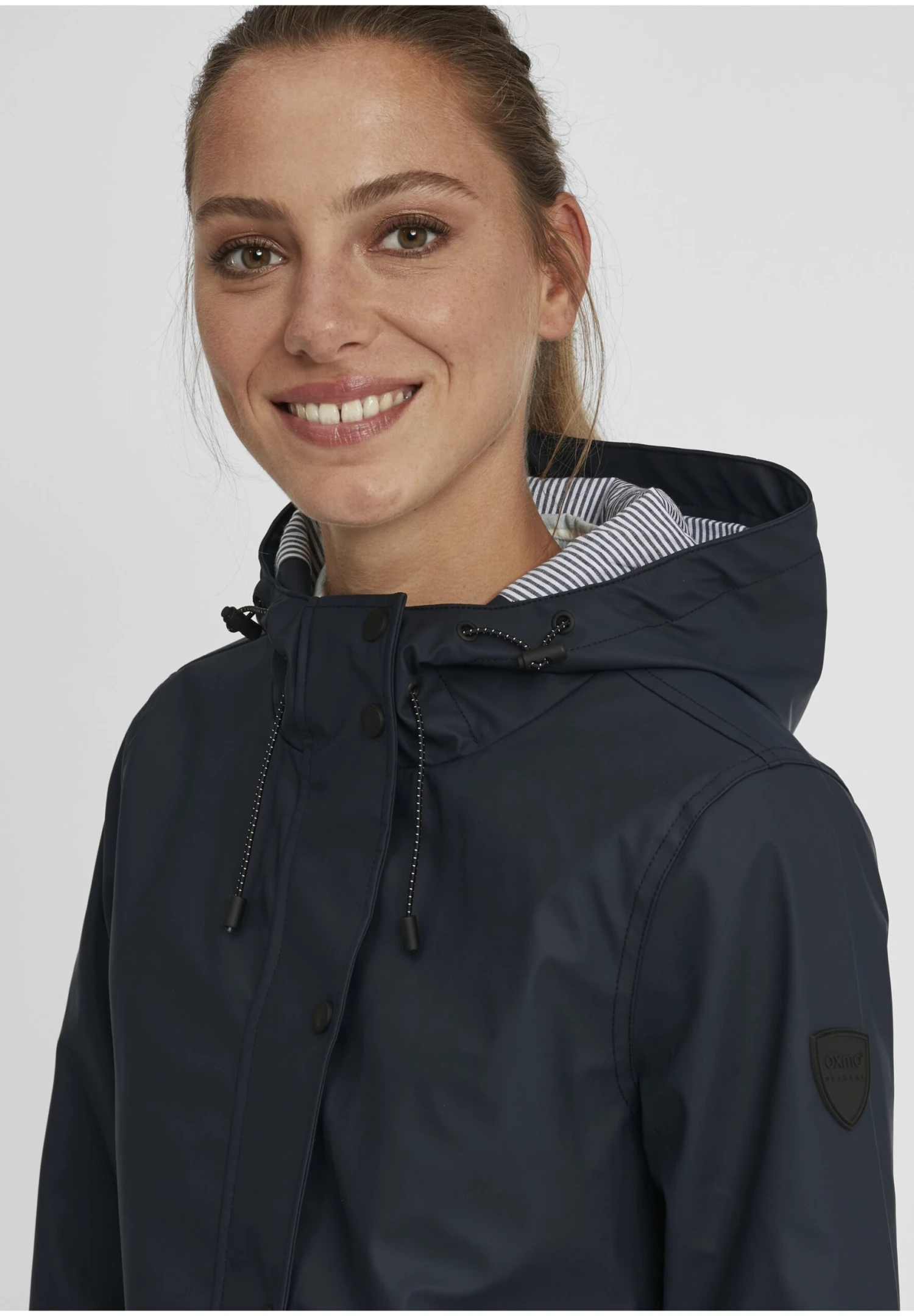 OXMO Oxbecky - Regenjas - Dark Blue 7 OXMO Oxbecky - Regenjas - Dark Blue - Afbeelding 5