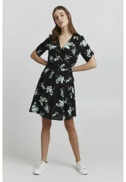 OXMO Oxembla - Jurk - Black Mix -OXMO Verkoopwinkel 844550eb27bb4dfa93fc18ce6e28f7b3