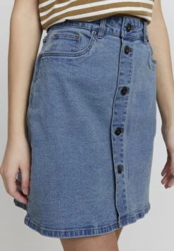 OXMO Frigga - A-Lijn Rok - Light Blue Denim 11 OXMO Frigga - A-Lijn Rok - Light Blue Denim -OXMO Verkoopwinkel 88cf8fe2e7af4b78a3e90f451f71f76b