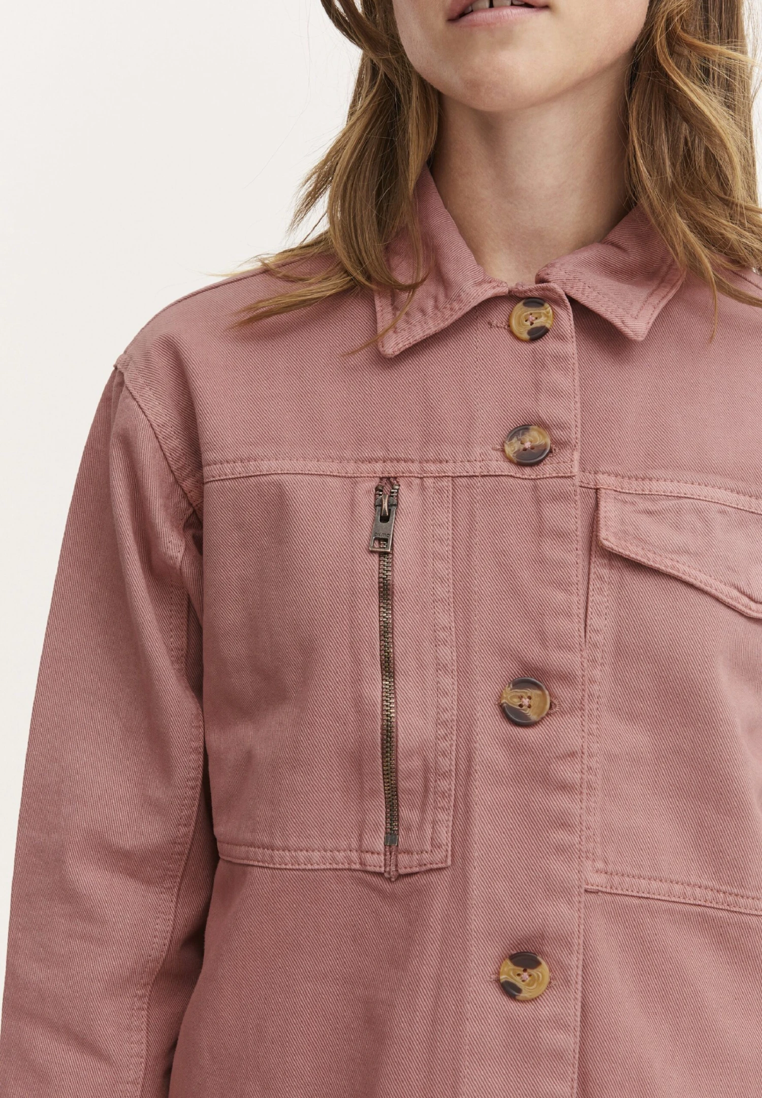 OXMO Spijkerjas - Ash Rose 6 OXMO Spijkerjas - Ash Rose - Afbeelding 4