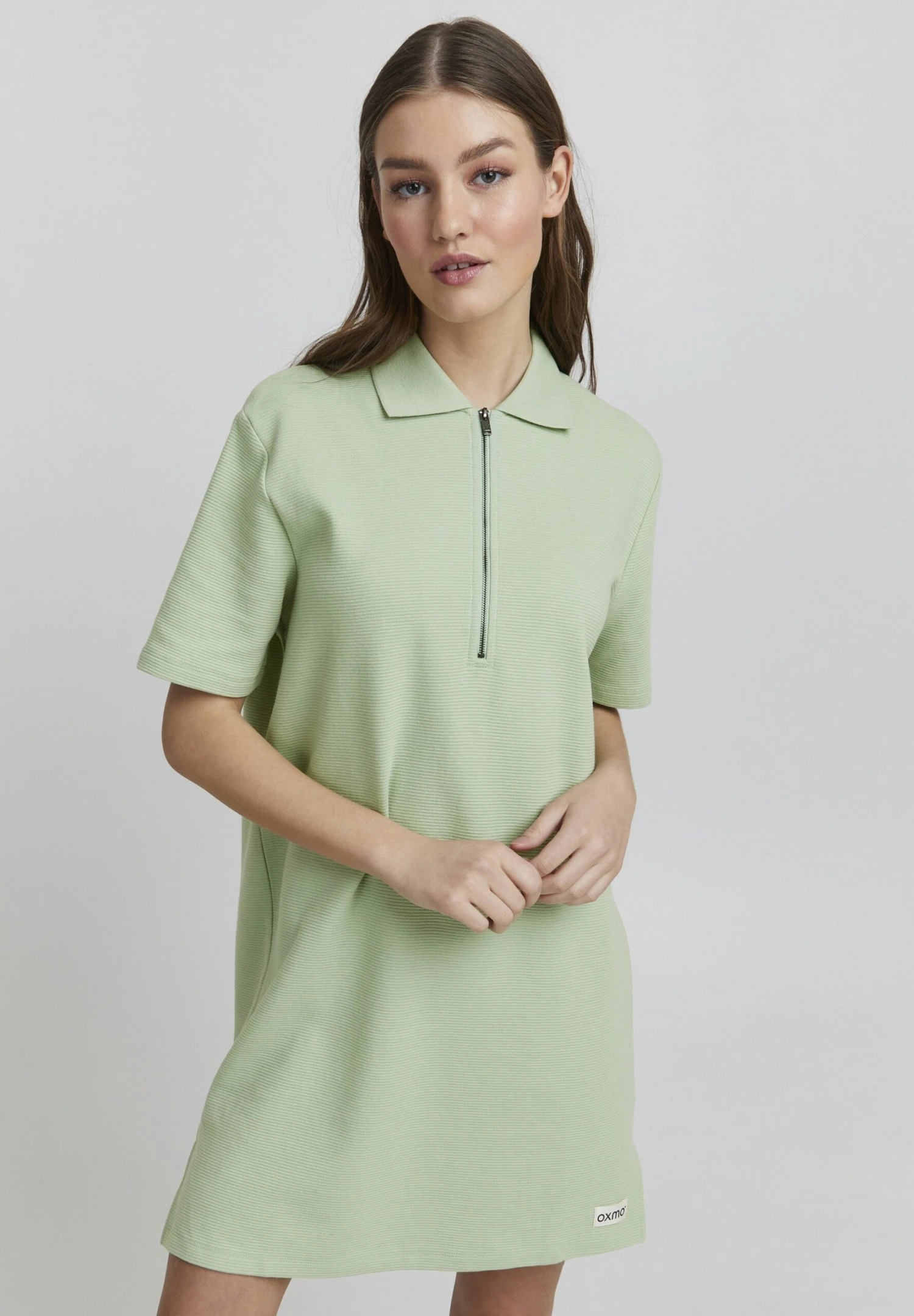 OXMO Jonna - Jerseyjurk - Frosty Green 3 OXMO Jonna - Jerseyjurk - Frosty Green