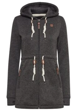 OXMO Oxthora - Halflange Jas - True Black -OXMO Verkoopwinkel 900e63c0e4c9482c9f3a2b6f7740d660