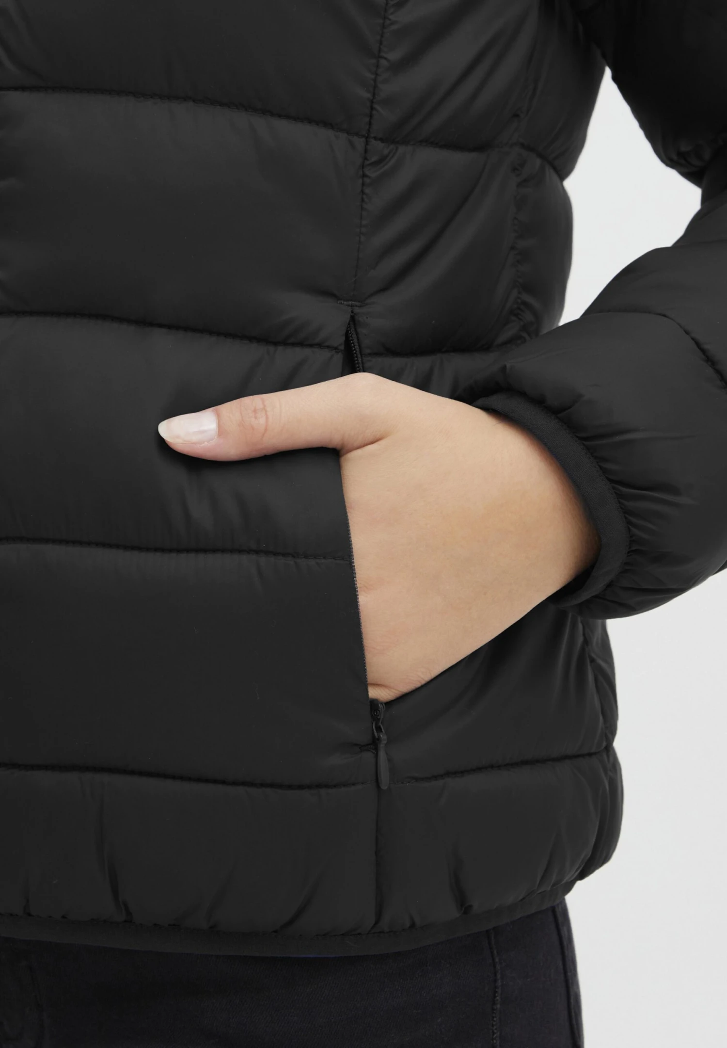 OXMO Oxbene - Winterjas - Black 7 OXMO Oxbene - Winterjas - Black - Afbeelding 5