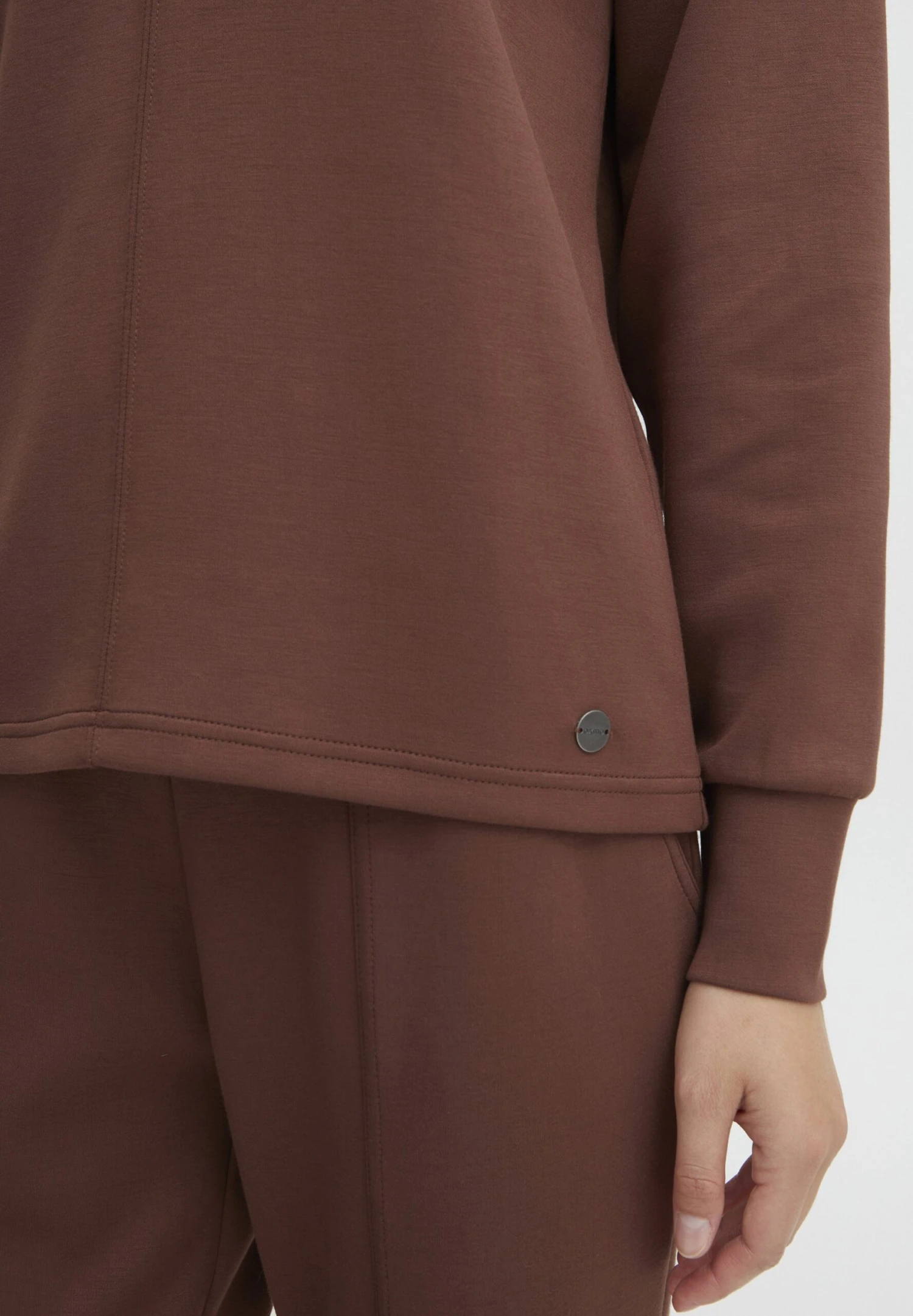 OXMO Oxpea - Sweater - Brunette 6 OXMO Oxpea - Sweater - Brunette - Afbeelding 4