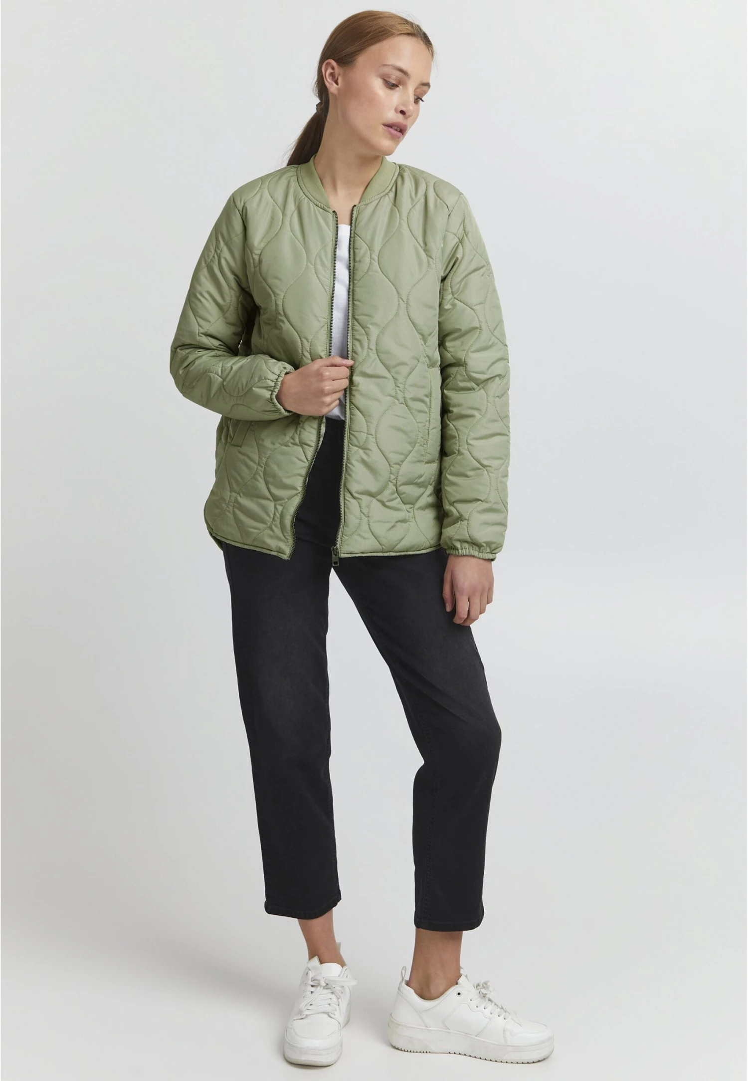 OXMO Jas - Seagrass 4 OXMO Jas - Seagrass - Afbeelding 2