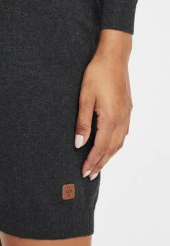 OXMO Oxella - Gebreide Jurk - Dar Grey M -OXMO Verkoopwinkel 9d79bfd6fa9f4247bce9aac72c3d47ad