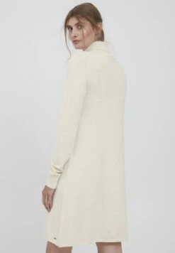 OXMO Winala - Gebreide Jurk - Oyster Grey Melange -OXMO Verkoopwinkel 9e6fbe574d524e96b981e9d9bb9fbe01