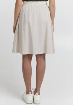OXMO Lerke - A-Lijn Rok - Oatmeal -OXMO Verkoopwinkel a0db1dfb1b5e4508a7d06c06238e0e5f