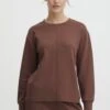 OXMO Oxpea - Sweater - Brunette