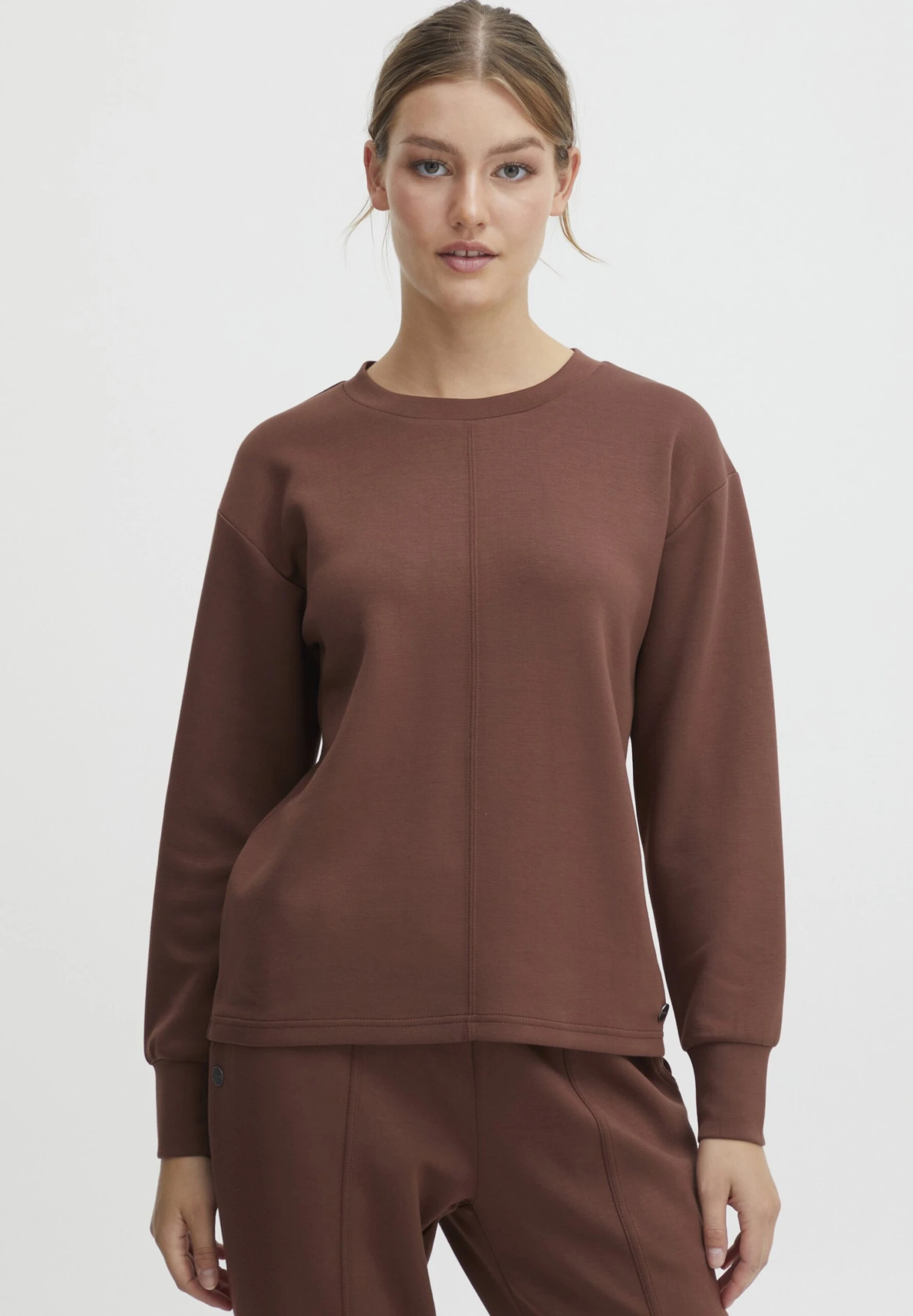 OXMO Oxpea - Sweater - Brunette 3 OXMO Oxpea - Sweater - Brunette