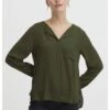 OXMO Oxhally - Blouse - Rifle Green 1 OXMO Oxhally - Blouse - Rifle Green -OXMO Verkoopwinkel a4e995721fca43b0926ad13948a28d61