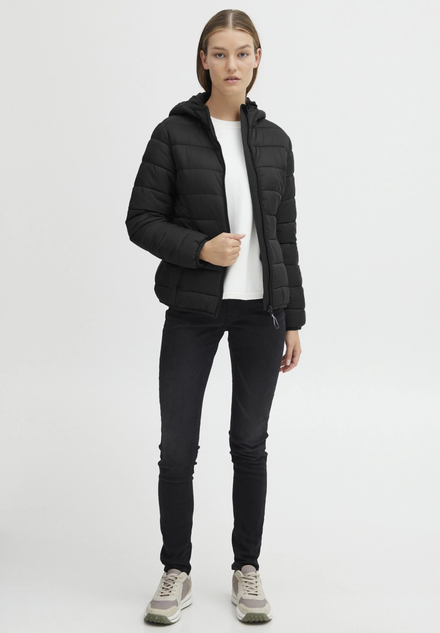 OXMO Oxbene - Winterjas - Black 4 OXMO Oxbene - Winterjas - Black - Afbeelding 2