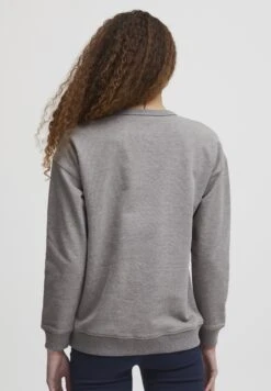 OXMO Oxcoleen - Sweater - Medium Grey Melange -OXMO Verkoopwinkel b3275a6c2a2144d3ae4d8749734b4cf6