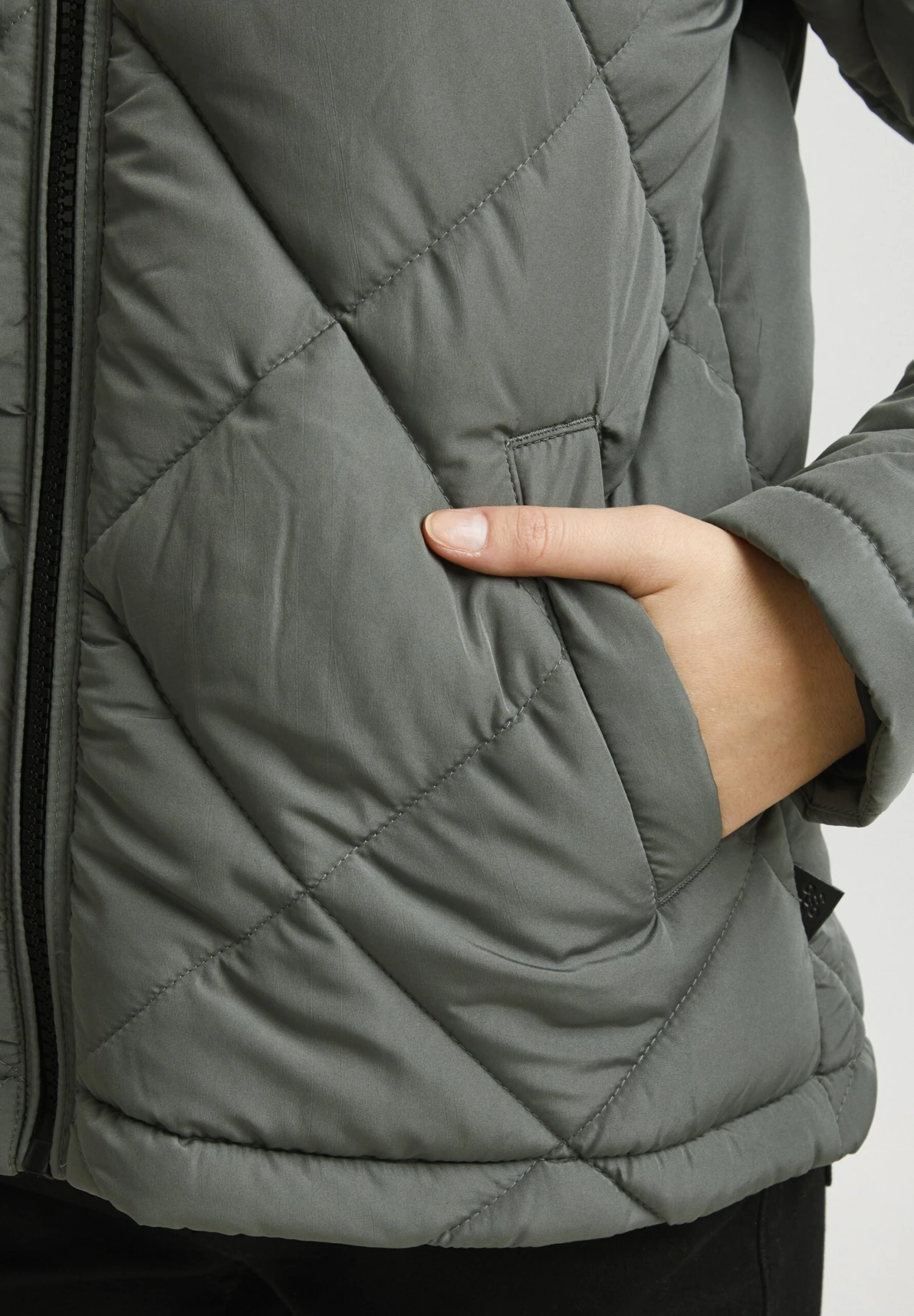 OXMO Oxstacie - Jas - Pewter 7 OXMO Oxstacie - Jas - Pewter - Afbeelding 5