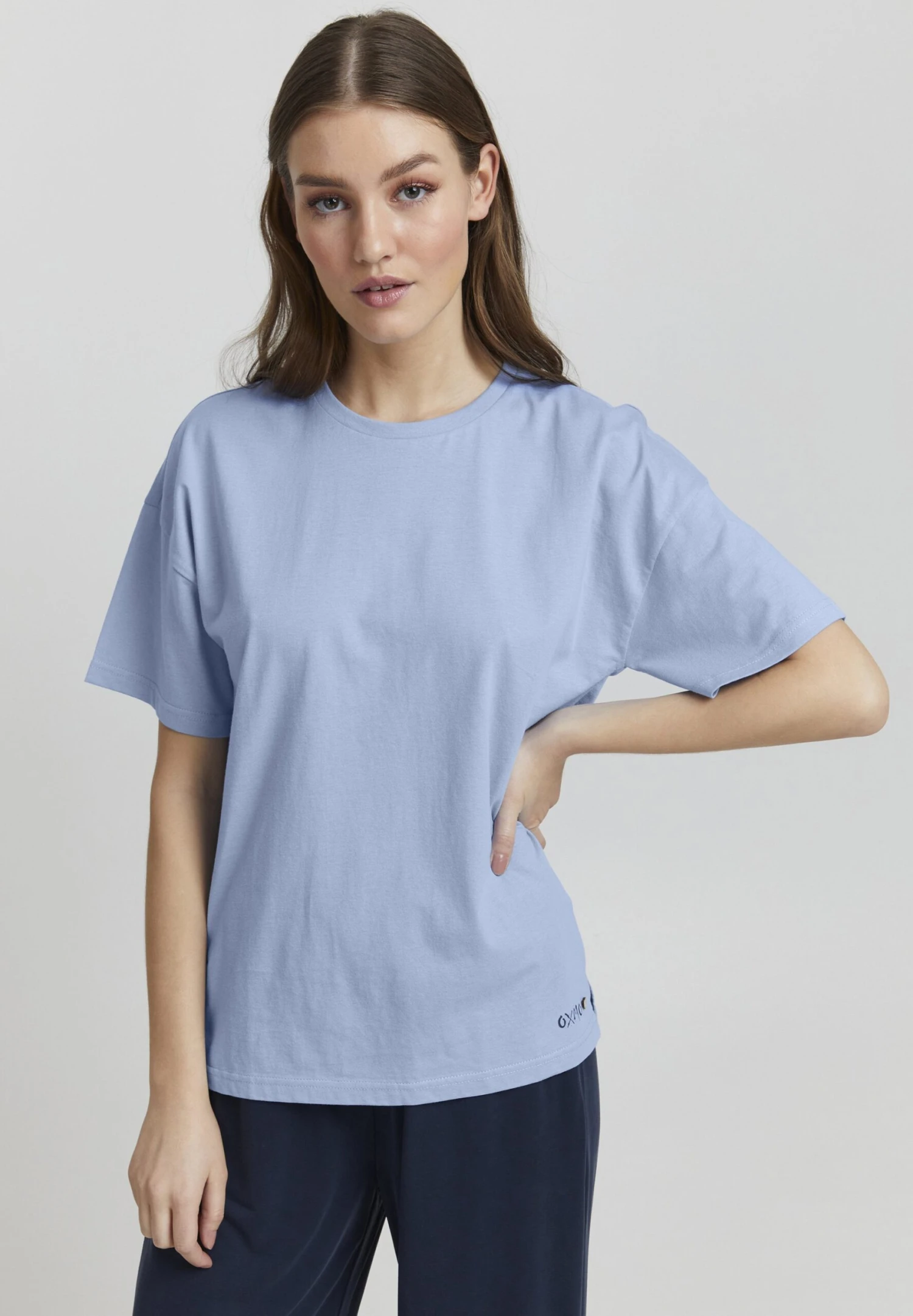 OXMO Pinala - T-Shirt Basic - Bel Air Blue 3 OXMO Pinala - T-Shirt Basic - Bel Air Blue