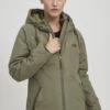 OXMO Oxtekla - Jas - Dusty Olive -OXMO Verkoopwinkel cb619427415c4f46833df2f93b0a3667