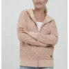 OXMO Vendela - Sweater Met Rits - Rose Gold