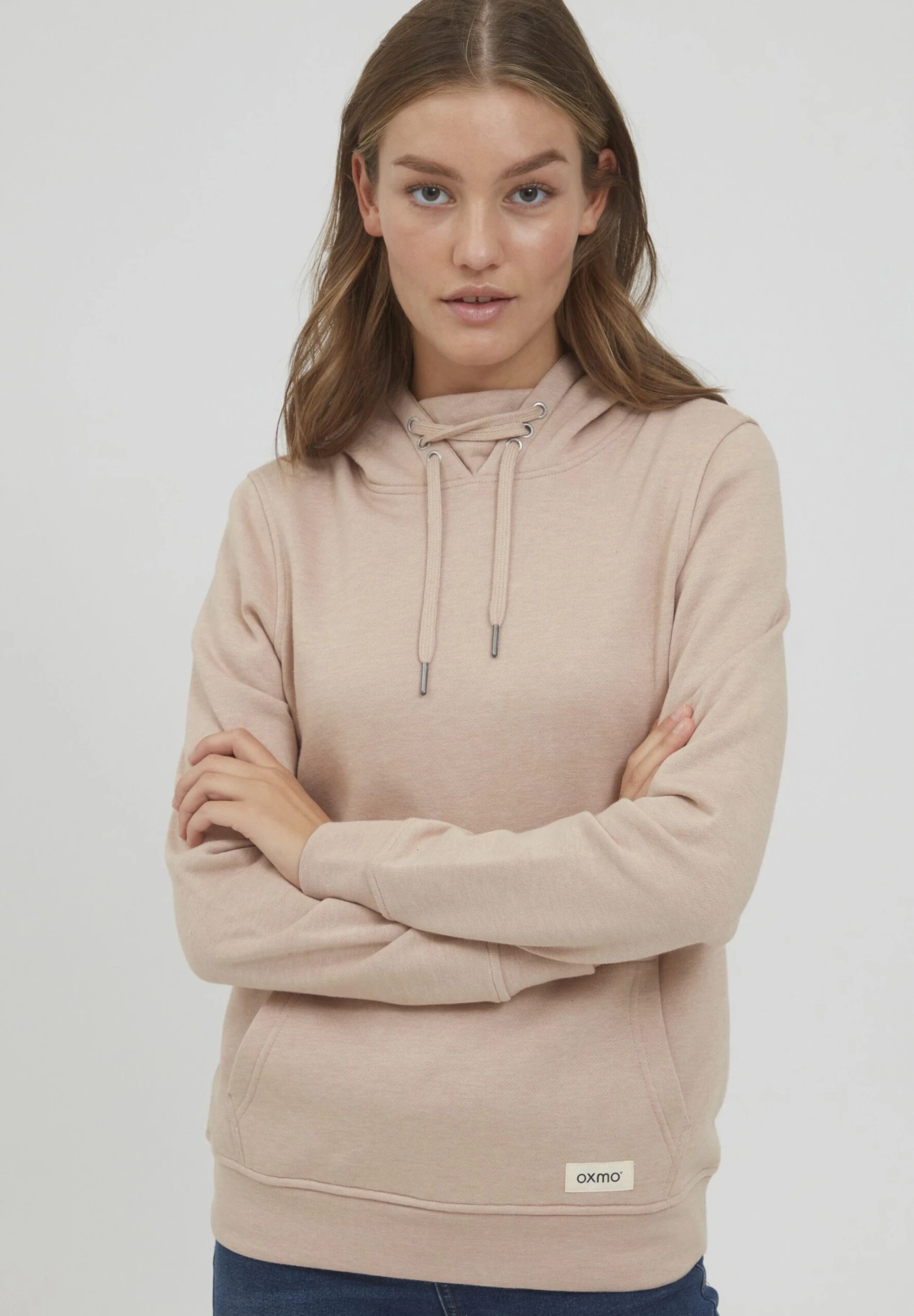 OXMO Oxowena - Hoodie - Mahogany Rose Melange 3 OXMO Oxowena - Hoodie - Mahogany Rose Melange
