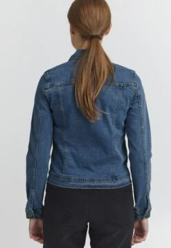 OXMO Oxfria - Spijkerjas - Mid Blue Denim -OXMO Verkoopwinkel d8e18c9a84384393ba5436dafd4ab184