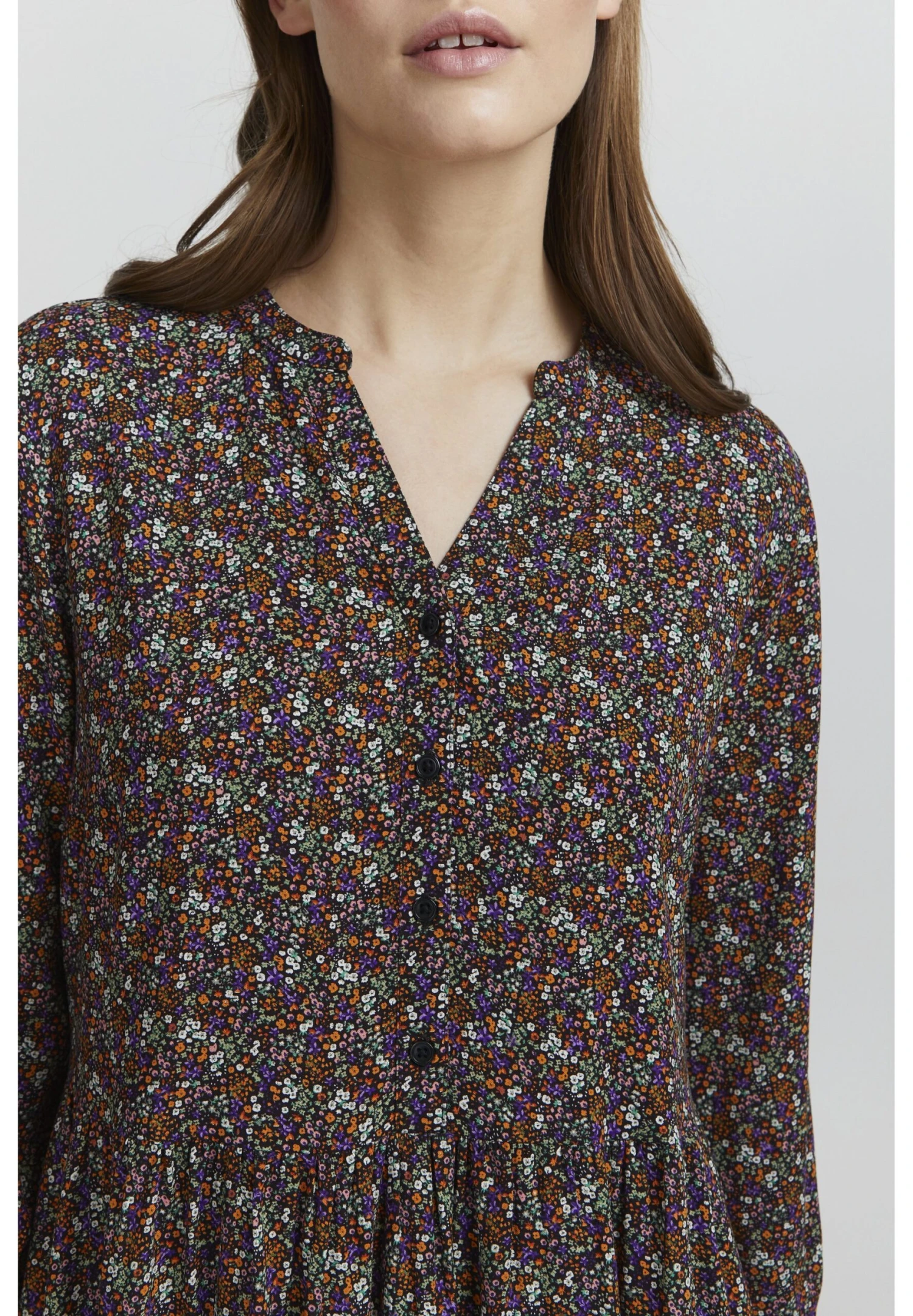 OXMO Jurk - Burnt Orange Mix 5 OXMO Jurk - Burnt Orange Mix - Afbeelding 4