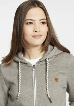 OXMO Celia - Sweater Met Rits - Medium Grey Melange 11 OXMO Celia - Sweater Met Rits - Medium Grey Melange -OXMO Verkoopwinkel ee8700df617044f789756c589cc56ddc