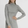 OXMO Oxwinala - Gebreide Jurk - Medium Grey Melange 1 OXMO Oxwinala - Gebreide Jurk - Medium Grey Melange -OXMO Verkoopwinkel ee8c4a495aa9486898cdfeb7f7497586