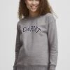 OXMO Oxcoleen - Sweater - Medium Grey Melange 1 OXMO Oxcoleen - Sweater - Medium Grey Melange -OXMO Verkoopwinkel f02a6a5686ad4d6981e2823bb4c77796