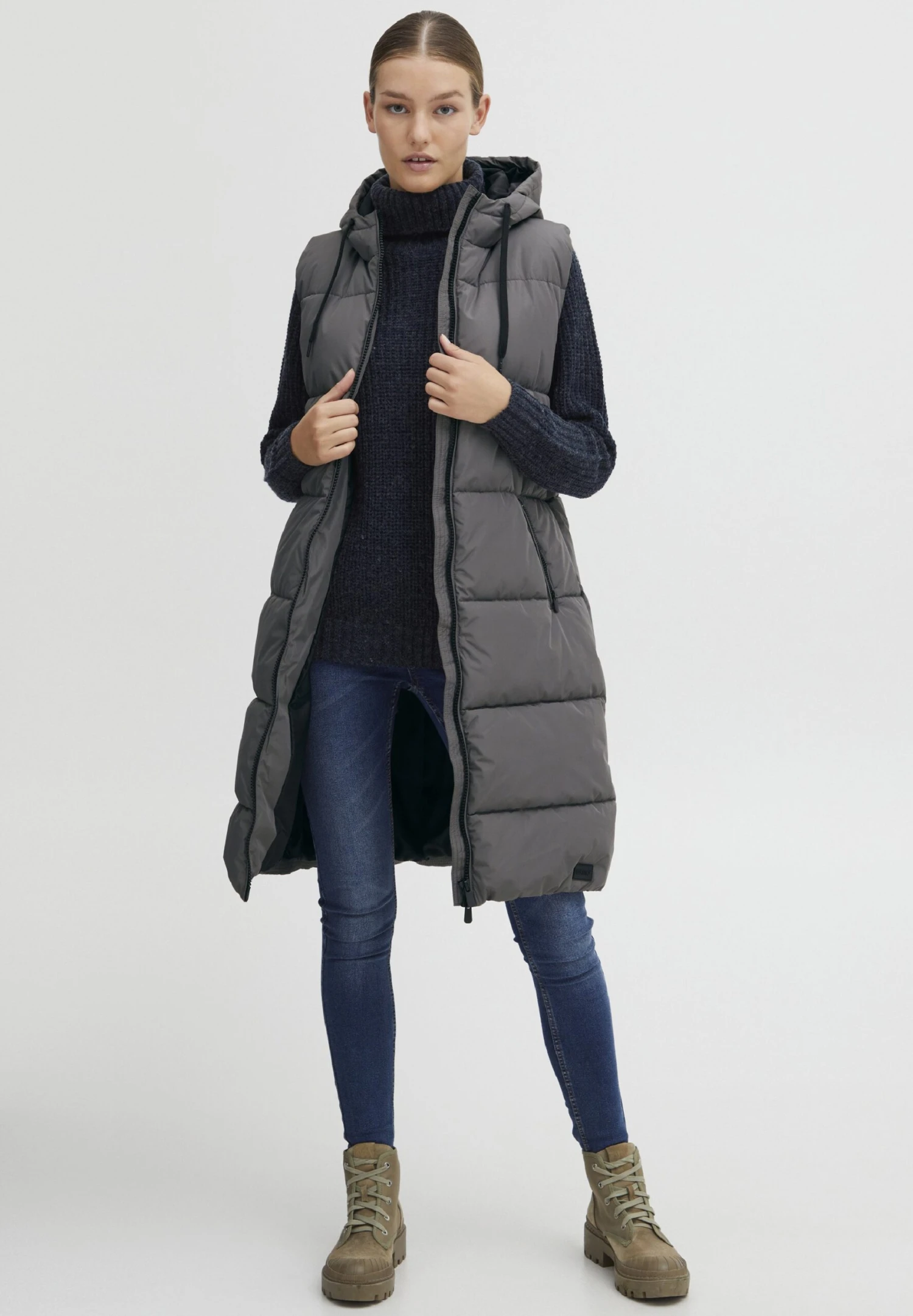 OXMO Oxsolice - Bodywarmer - Pewter 4 OXMO Oxsolice - Bodywarmer - Pewter - Afbeelding 2